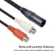 thumbnail image 4 of Bearachild Adaptador XLR a de 3 núcleos, amplificador de potencia, divisor de Audio portátil, convertidor de Cable, conector de conversión, Cables de audio/vídeo, 4 of 6