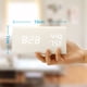 thumbnail image 2 of Despertador OCT17 de madera inteligente LED digital con temperatura y humedad, 2 of 7