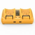 thumbnail image 5 of DCB102 Double Charger For DeWalt 10.8V 12V 14.4V 20V Lithium Ion Battery DCB203 DCB204 DCB205 DCB118 DCB105 DCB107 DCB112 DCB115, 5 of 8