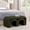 Dark Green, variant on Nmkwnr Pack of 3 Upholstered Ottoman with Wood Frame, End of Bed Bench Footrest for Living Room, Bedroom, Dark Green