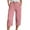 Pink, variant on Glisme Womens Pants Fashion Straight Leg Casual Pants High Waist Sports Loose Pants Trend Trousers Brown