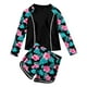 thumbnail image 1 of Odeerbi 2-10 Años Traje de Baño de Manga Larga Con Lycra Para Niñas Dos Piezas Traje de Baño de Entrenamiento Hawaiano Traje de Baño Con Estampado Floral Bañador Con Lycra Para Niñas, 1 of 3