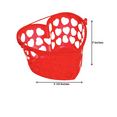 thumbnail image 4 of Valentine FSSTAM Heart Shaped Bucket with Handle, Plastic Red Buckets for Parties Gifts Flowers Crafts Storage, Valentine’s Day Basket Empty Party Favors Decorations, 2-Ct, 4 of 6