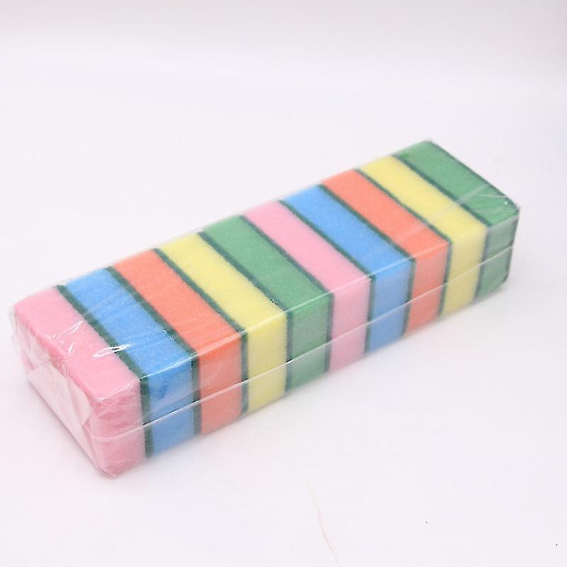 Lot De 12 Blocs éponge Haute Densité - 10x6x2 Cm - Pour Peinture, Bricolage, Artisanat - Blanc - 4