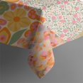 thumbnail image 5 of Pioneer Flower Floral Print Pattern Rectangle Tablecloth 60x102in,Waterproof Polyester Rectangle Table Cloth, Wipeable Spillproof Polyester Tablecloth for Dining, Camping, Indoor and Outdoor, 5 of 6
