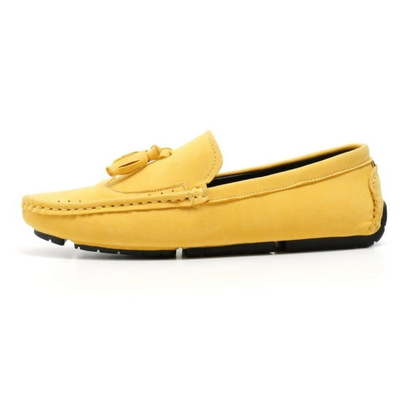 Men's Casual Loafers Slip On Leather Shoes Male Lightweight Driving Shoes Moccasins Classic Penny Loafer Flats Boat Shoes Outdoor Walking Shoes