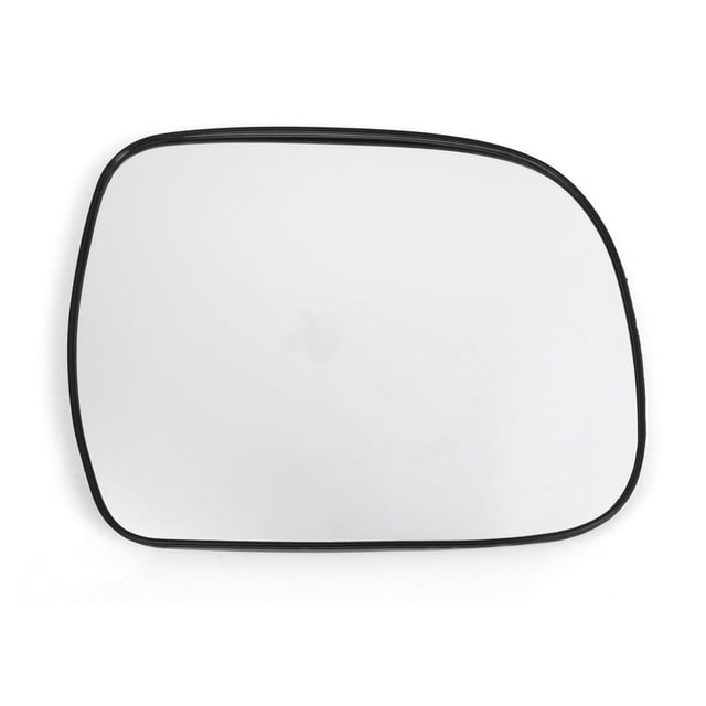 Right-Hand Side Wing Mirror Glass Replacement for Lexus RX300 RX330 RX350 RX400h (2003-2008) - Silver/Black, Heated White Mirror with -9 Curvature, OE Compatibility 87901-48040 87901-48050, ABS &