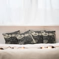 thumbnail image 7 of Ambesonne Modern Throw Pillow Cover 4 Pack, Woman with Cool Posing, 16", Dark Taupe and Tan, 7 of 7