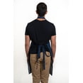 thumbnail image 4 of Multipurpose Blue Denim Chefs Bib Apron - BBQ, Painting, Garden, Cooking for Men and Women with 5 pockets, 4 of 7