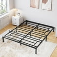 thumbnail image 2 of Full Bed Frames,10 Inch Metal Platform Bed with Steel Slat Support,Full Bed Frame No Box Spring Needed,Heavy Duty Metal Platform Bed Frame Full Size for Bedroom Easy Assembly,Noise Free,Black, 2 of 8
