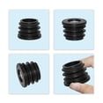 thumbnail image 5 of Flyshop 4 PCS Round M8 Thread Plastic Adjustable Leveling Foot Tube Insert Table Chair Tube End Blanking Caps, Black, 22 mm, 7/8", 5 of 6