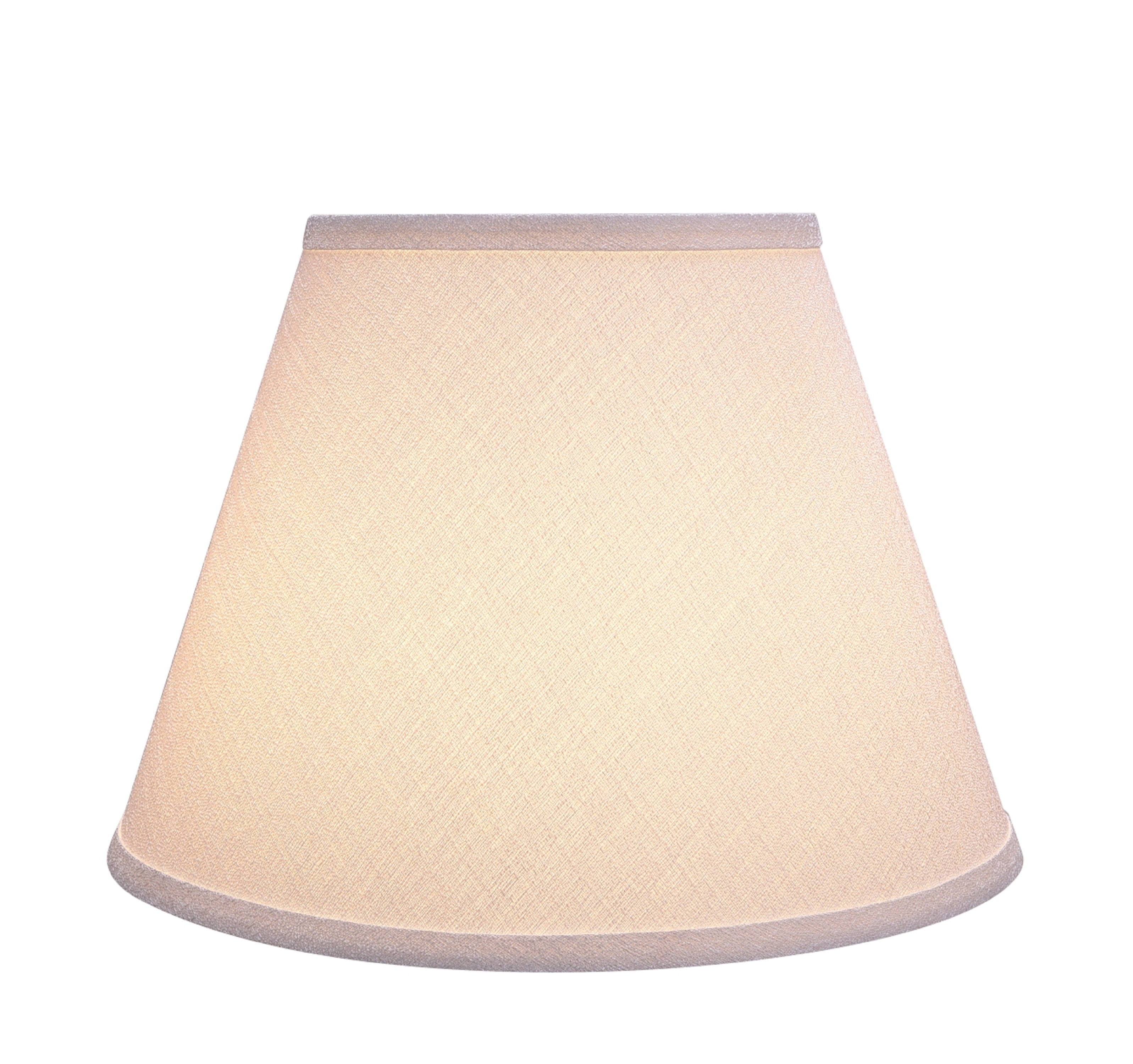 Aspen Creative 32685 Transitional Hardback Empire Shaped Spider Construction Lamp Shade in Off White, 13" wide (7" x 13" x 9 1/2")