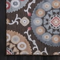 thumbnail image 3 of CAMILSON Spring Bohemian Medallion Floral Easy-Cleaning Non-Shedding Washable Outdoor Indoor Area Rug Brown 6x9, 3 of 11