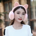 thumbnail image 6 of Dengjunhu 1/2PCS Warm Cat Ear Muffs Cute Catear Earmuff For Girls Fluffy Women Womens Headband Faux Fur Outdoor Earmuffs for Outdoor&nbsp;Winter, 6 of 8