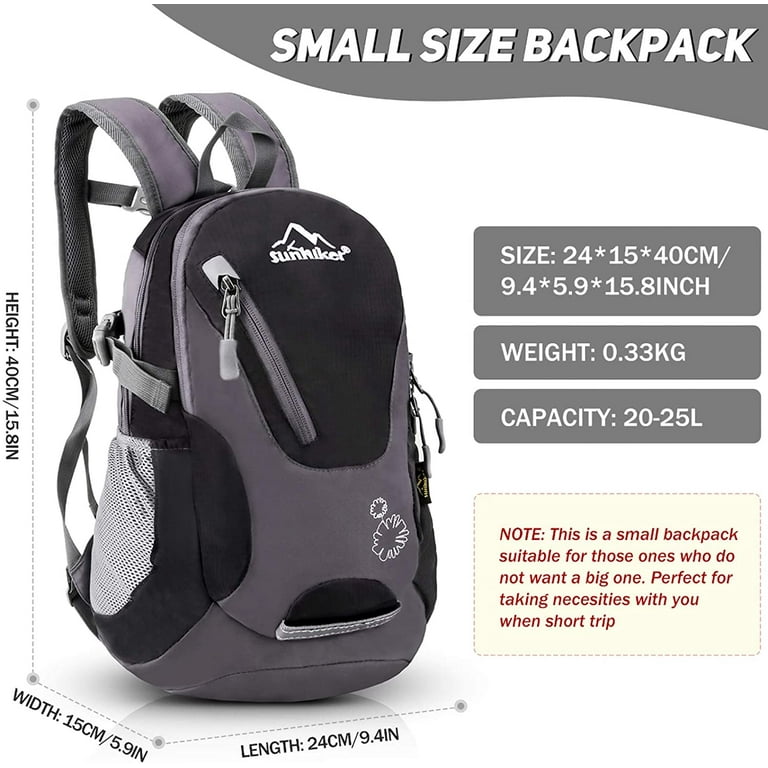 Cycling Hiking Backpack Sunhiker Water Resistant Travel Backpack Lightweight SMALL Daypack M0714
