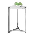 thumbnail image 1 of Pemberly Row Tableau de Fin d'Accent en Blanc Brillant et Chrome, 1 of 3