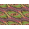 thumbnail image 1 of Ahgly Company Machine Washable Indoor Rectangle Transitional Brown Red Area Rugs, 3' x 5', 1 of 7