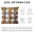 thumbnail image 5 of PHYHOO  Fall Buffalo Plaid Pumpkin Maple Leaves Pillow Covers Thanksgiving Decorations Autumn Farmhouse Outdoor Cushion Cases for Sofa Couch Home Decor, 5 of 5