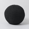 thumbnail image 6 of 9 inch Boucle Ball Throw Pillow Nordic Round Toss Pillow Detachable Sphere Shaped Decorative Pillow for Couch, Sofa, Bedroom (Black, 9 inch), 6 of 6