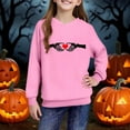thumbnail image 2 of Elvqul Sweatshirts for Teen Girls Pullover Pink Sweatshirts Oversize Long Sleeve Kids Loose Girls Sweatshirts Casual, 2 of 9