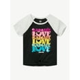 thumbnail image 4 of Justice Girl's Everyday Faves Short Sleeve Knot Front T-Shirt,Sizes XS-XLP, 4 of 4