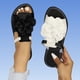 thumbnail image 5 of Mujeres Zapatos de Caminar Versátiles Dos Tonos Color Bloqueado Envolvente Tamaño Más Ligero Y Cómodo Estilo Primavera / Verano de Moda Zapatillas de Tacón Bajo de Playa Plana, 5 of 7