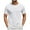 B_ White, variant on YLSDY Mens Crew Neck T Shirt Short Sleeve Casual Summer Basic Tee Trendy 2025 Tops Muscle Slim Fit Workout T-Shirt Purple L