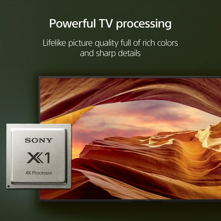 Sony 50” Class X77L 4K Ultra HD LED Smart Google TV KD50X77L - 2023 Model
