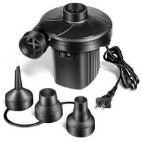 EJAEE 130W Electric Air Pump with 3 Nozzles– Fast Inflation for Small Airtight Inflatables