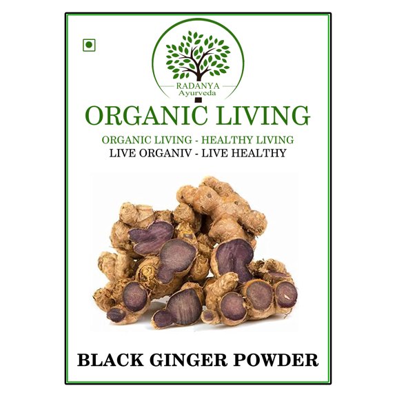 RADANYA Ayurveda Black Ginger Powder, Pack Size: 100g