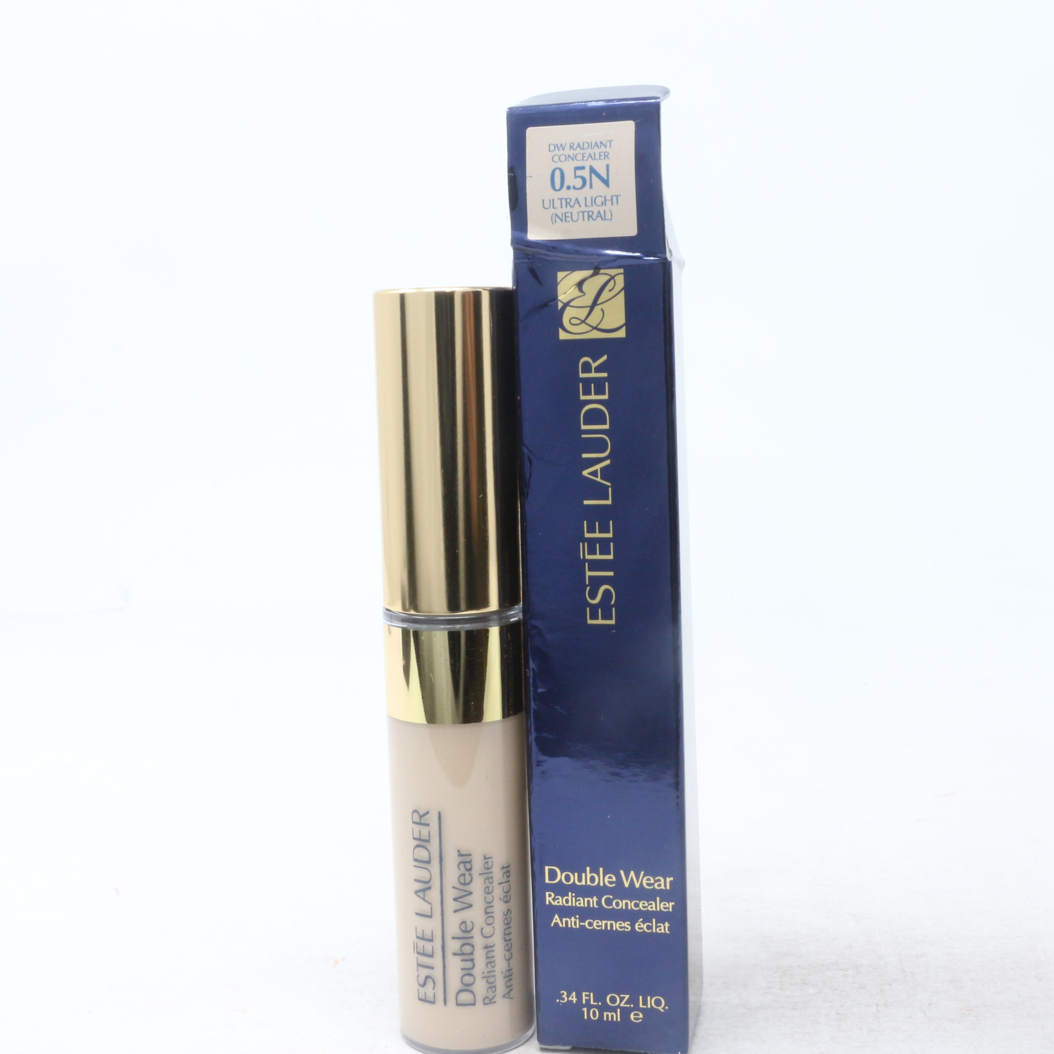 Estee Lauder Double Wear Radiant Concealer 0.34oz 0.5N Ultra Light (Neutral) New