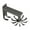 Silver Gray, variant on Joernso Kitchen Rotating Hooks for Utensils 10 Claw Cooking Utensil Rack for Spoons Pot Rags 360 Degrees Rotation Wall-Mounted Hanger Holder