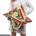 thumbnail image 5 of Ambesonne Colorful Fabric by the Yard Upholstery, Geometric Style Sneakers, 1 Yard, Pale Peach Multicolor, 5 of 5
