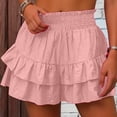 thumbnail image 4 of WILLBEST Pantalones Casuales de Mujer, Moda, Color Sólido, Pierna Ancha, Pantalones Cortos, Culottes Casuales para Uso Diario Chica, 4 of 5