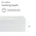 thumbnail image 4 of Ivy 54'' x 30" Bathtub with Apron Right Hand Drain in White, 4 of 11
