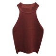 thumbnail image 2 of Kureaily Women Tank Tops for Women Knit Neck Top Sleeveless Shirts Summer Casual Basic Vest Tanks, 2 of 2