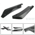 thumbnail image 2 of 2X Car Rear Bumper Lip Diffuser Splitter Canard Protector Top Carbon Fiber Look, 2 of 10