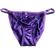 Yavorrs Womens Silk Panties Sexy Satin Panties String Bikini