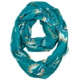 thumbnail image 2 of Little Earth - NFL Sheer Infinity Scarf, Miami Dolphins, 2 of 2