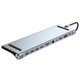 thumbnail image 1 of Consulte Extensor de interfaz múltiple USB para MacBook Apple Huawei Notebook 11 en 1 estación de acoplamiento, 1 of 1