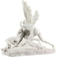 thumbnail image 3 of Eros (Cupid) & Psyche By Antonio Canova Greek Roman Mythology Lovers Statue, Marble Finish 11-inch, 3 of 5