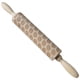 thumbnail image 1 of Fiudx Rodillo de Amasar En Relieve, de Madera Natural, con Diseños Únicos, Ideal para Hornear y Decorar Galletas, Diseño Ecológico, 43 X 3,6 Cm, Perfecto para Uso Doméstico y Como Regalo., 1 of 5