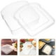 thumbnail image 4 of Contenedor de sándwich transparente con forma de tostada, caja de almacenamiento para preparación de comidas y refrigerios, 4 of 5