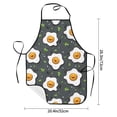 thumbnail image 2 of Pofeuu Cute Poached Eggs Print Aprons with Pockets, Cute Aprons for Kitchen, Cooking, Server, Barber, Chef Apron, 2 of 7