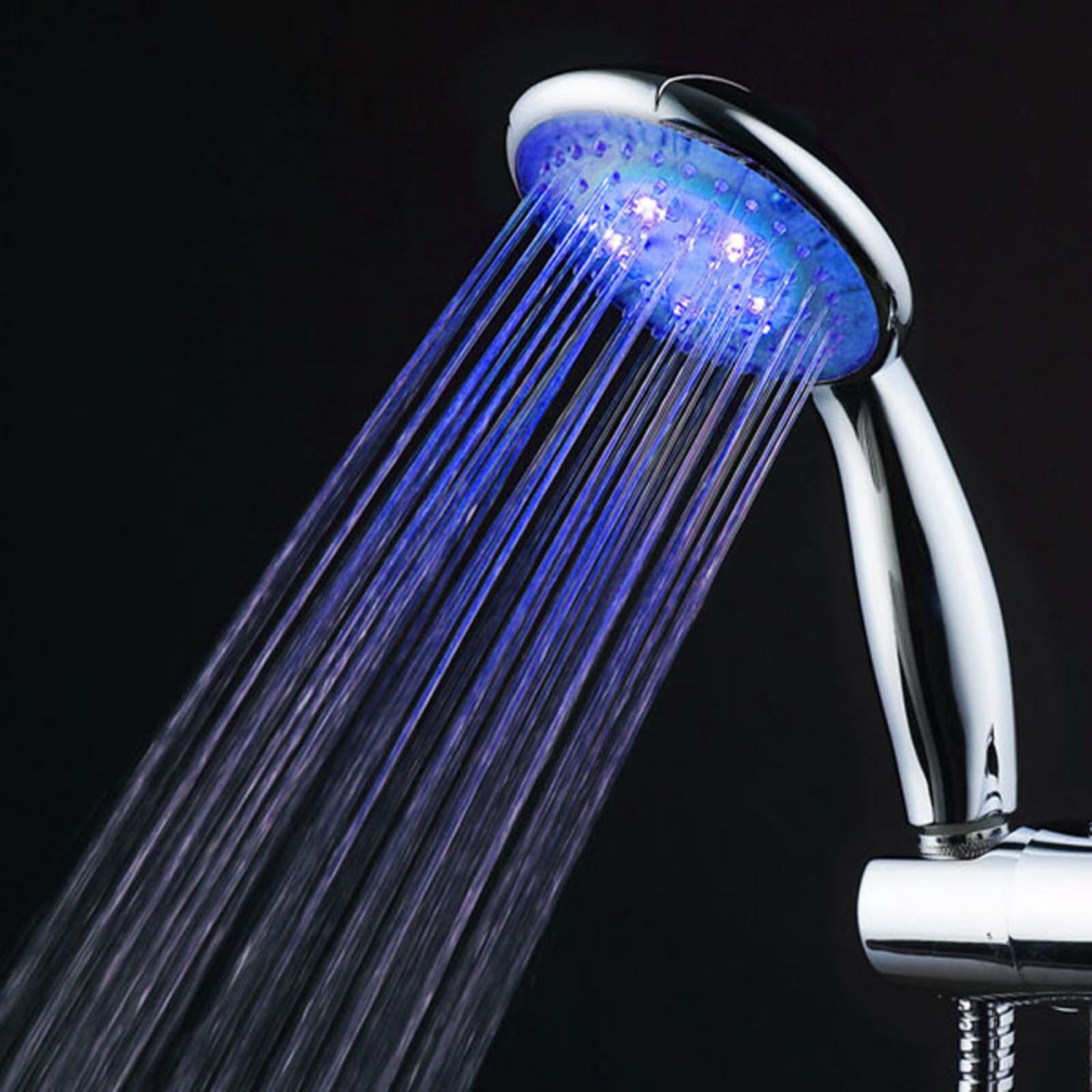 Fugacal LED Shower Head, Shower Sprayer, Color Change Shower Head G1/2