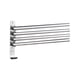 thumbnail image 1 of Toallero giratorio CACAGOO con ganchos, 4 barras, brazos plegables, colgador de toallas de baño, barra de toalla de pared, soporte de toalla de acero inoxidable, organizador para baño y cocina., 1 of 7