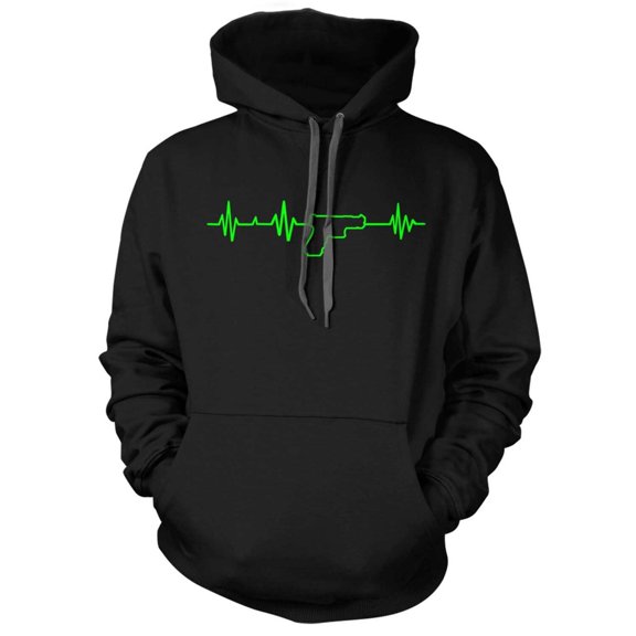 Life Support Gun Heartbeat Hoodie