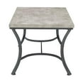 thumbnail image 4 of Linon Gina 3 Piece Occasional Table Set Faux Concrete Top in Charcoal Steel, 4 of 11