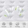 thumbnail image 6 of FULL Size 12 Inch Hybrid Mattress Individual Pocket Spring 7-Zoned Memory Foam Knitted Cover CertiPUR-US White, 6 of 10