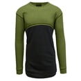 thumbnail image 2 of Men's Scallop Bottom Thermal Shirt With Side Zipper, 2 of 6